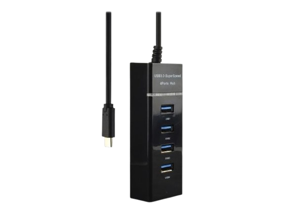 MCL Samar USB-C 4 ports USB 3.0 - Hub MCL Samar - grosbill.com - 2