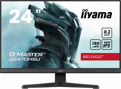 Iiyama 24"  G2470HSU-B6 - Ecran PC Iiyama - grosbill.com - 0