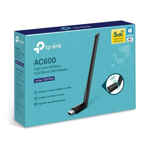 AC600 High Gain Wi-Fi Dual Band USB Adap - Achat / Vente sur grosbill.com - 6