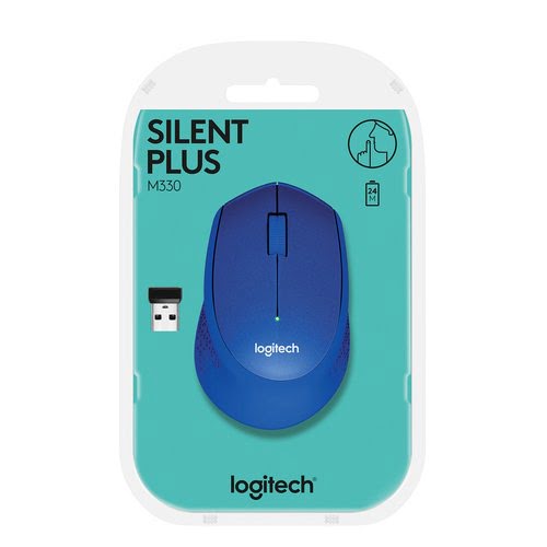 M330 Silent Plus Bleu    Souris sans fil - ambidex - Achat / Vente sur grosbill.com - 10