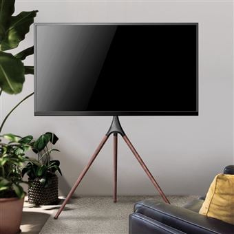 Support TV Design 45 - 65" - Noir/Noyer - Accessoire écran - 2