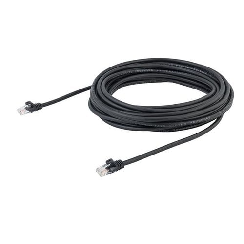 10m Black Snagless Cat5e Patch Cable - Achat / Vente sur grosbill.com - 2