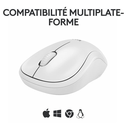 Logitech M240 SILENT WHITE - Souris PC Logitech - grosbill.com - 5