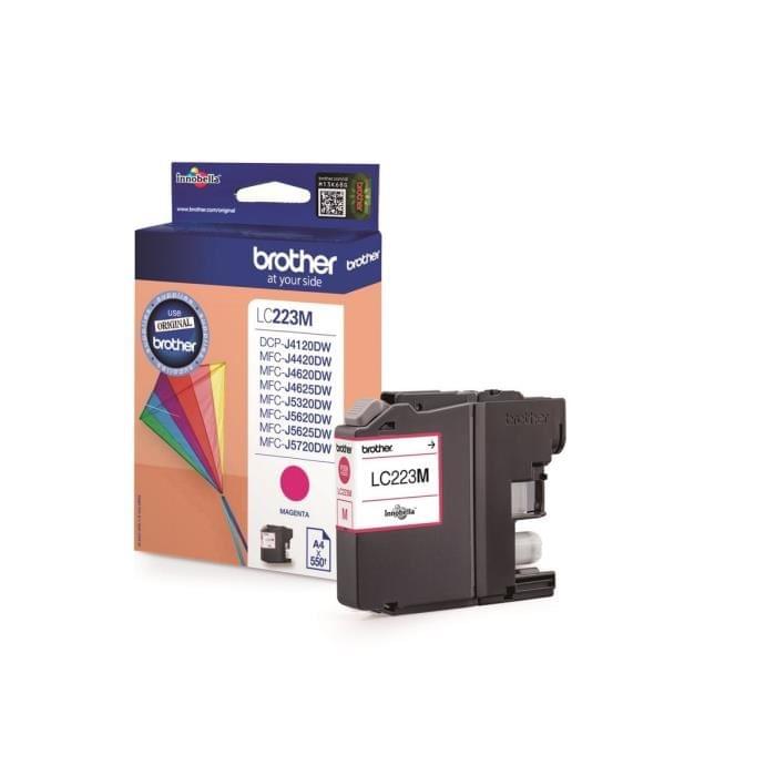 Cartouche LC223M Magenta pour imprimante Jet d'encre Brother - 0