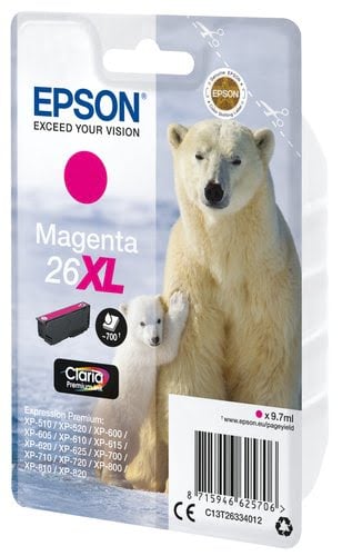 Epson - Magenta - C13T26334012 - Achat / Vente Consommable imprimante sur grosbill.com - 1