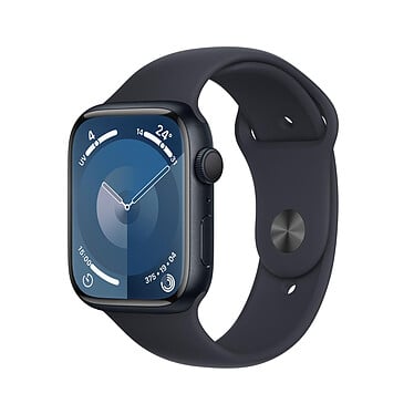 Apple Watch 9 GPS 45mm - S/M Sport Minuit (MR993QF/A) - Achat / Vente Objet connecté / Domotique sur grosbill.com - 1