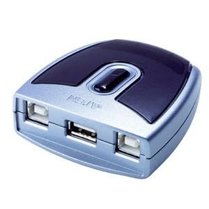 2UC- 1 périphérique USB Automatique - US221A - Commutateur Aten - 2