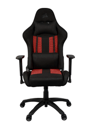 Siège PC Gamer Corsair TC100 RELAXED Fabric - Noir et Rouge Grosbill