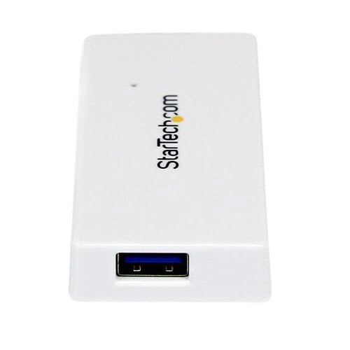 Portable 4 Port Mini USB 3.0 Hub - White - Achat / Vente sur grosbill.com - 3