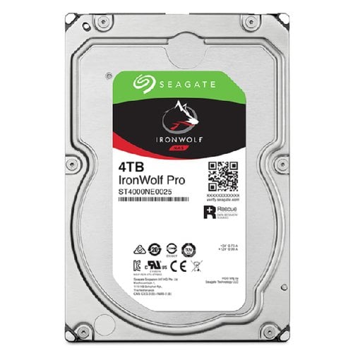 Seagate IRONWOLF PRO 4TB SATA 3.5IN - Disque dur 3.5" interne - 3