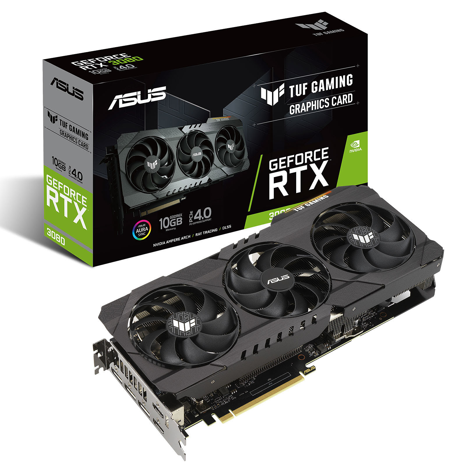 Asus TUF-RTX3080-10G-GAMING LHR  - Carte graphique Asus - 0