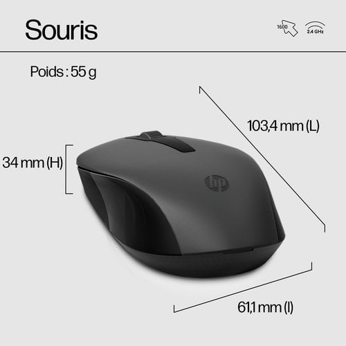 HP 330 Wireless Mouse+Keyboard Combina - Achat / Vente sur grosbill.com - 7