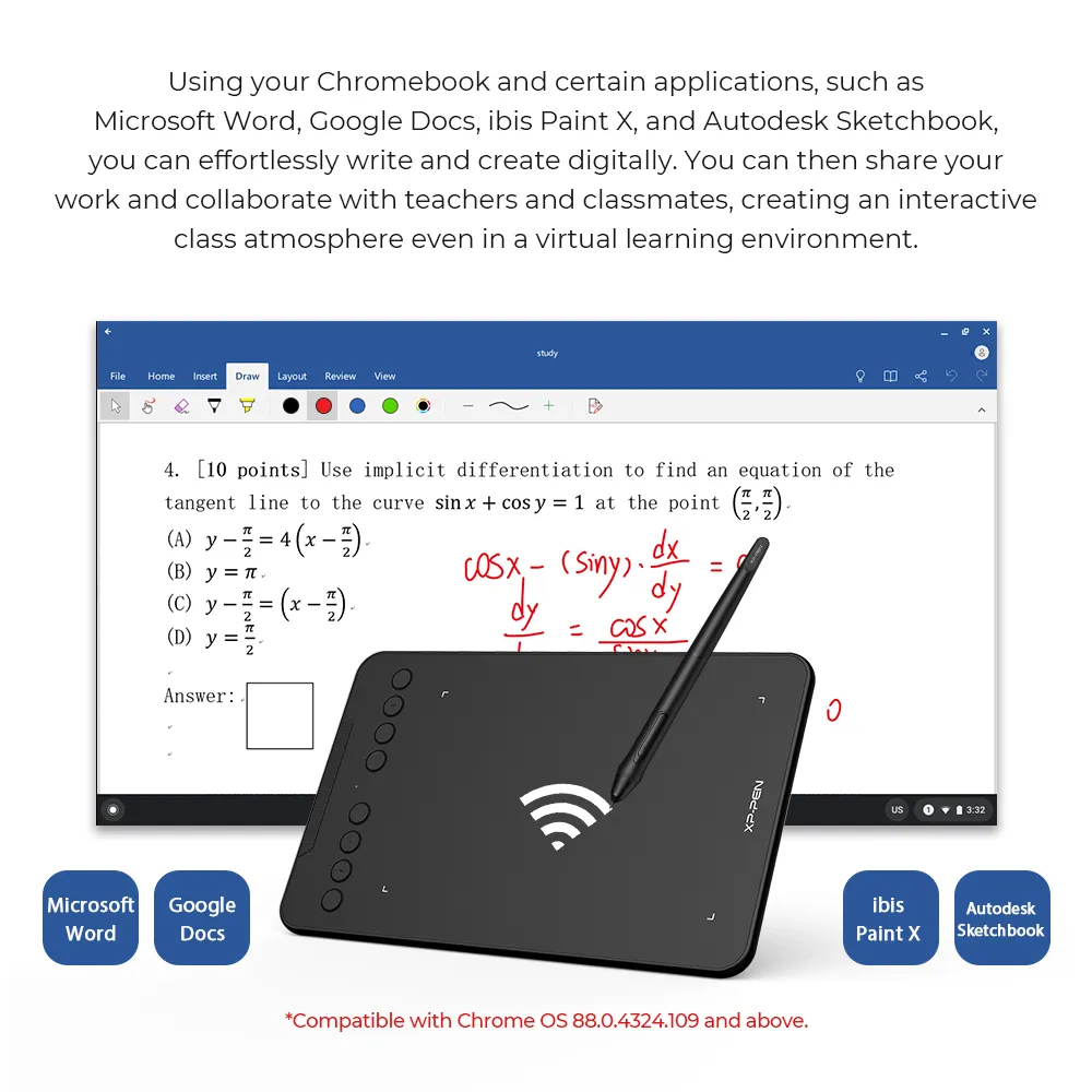 XPPEN Deco Mini 7W/5080LPI/7"/Noir - Tablette graphique XPPEN - 5