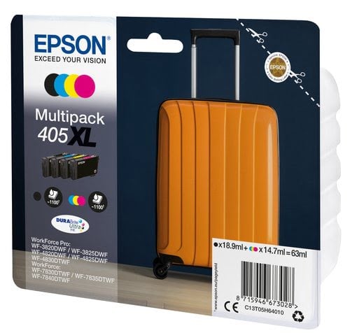 Epson - Noir, Cyan, Magenta, Jaune - C13T05H64010 - Achat / Vente Consommable imprimante sur grosbill.com - 1