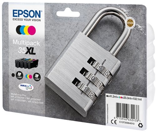 Epson - Noir, Cyan, Magenta, Jaune - C13T35964020 - Achat / Vente Consommable imprimante sur grosbill.com - 1