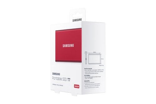 Samsung T7 500 GB RED - Achat / Vente sur grosbill.com - 10