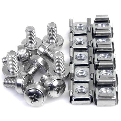 50 Pkg M6 Mounting Screws and Cage Nuts - Achat / Vente sur grosbill.com - 1