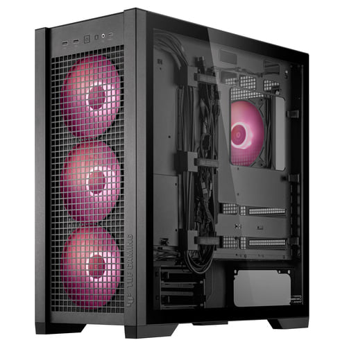 Asus TUF Gaming GT302 TG ARGB Noir Noir - Boîtier PC Asus - 7