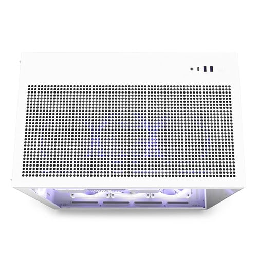 NZXT H9 Flow Blanc Blanc - Boîtier PC NZXT - grosbill.com - 2