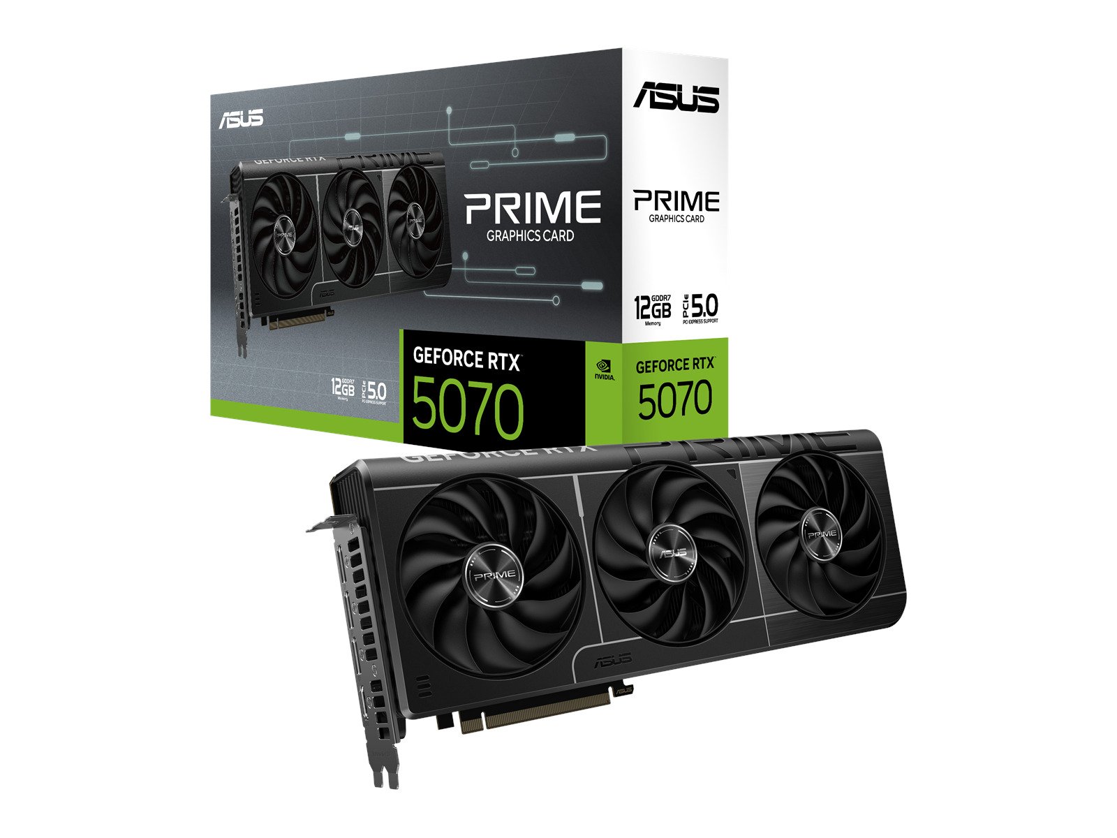 Asus PRIME GeForce RTX 5070 12GB GDDR7  - Carte graphique Asus - 0