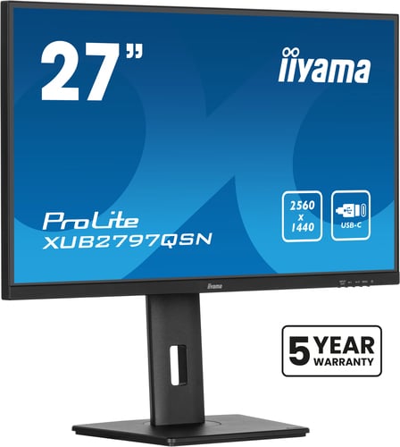 Iiyama 27"  XUB2797QSN-B2 - Ecran PC Iiyama - grosbill.com - 12