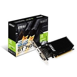 Carte graphique MSI GeForce GT 710 2GD3H LP Grosbill