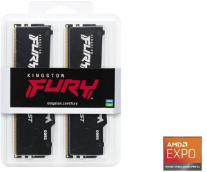 Kingston Fury Beast RGB 64Go (2x32Go) DDR5 5600 - Mémoire PC Kingston sur grosbill.com - 1