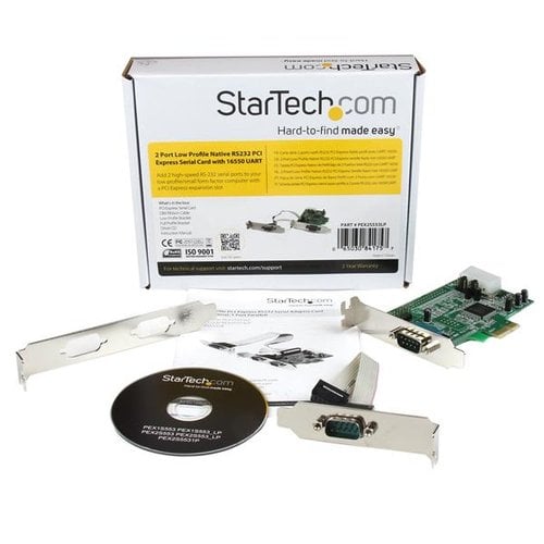 2 Port LP PCI Express Serial Card - Achat / Vente sur grosbill.com - 3