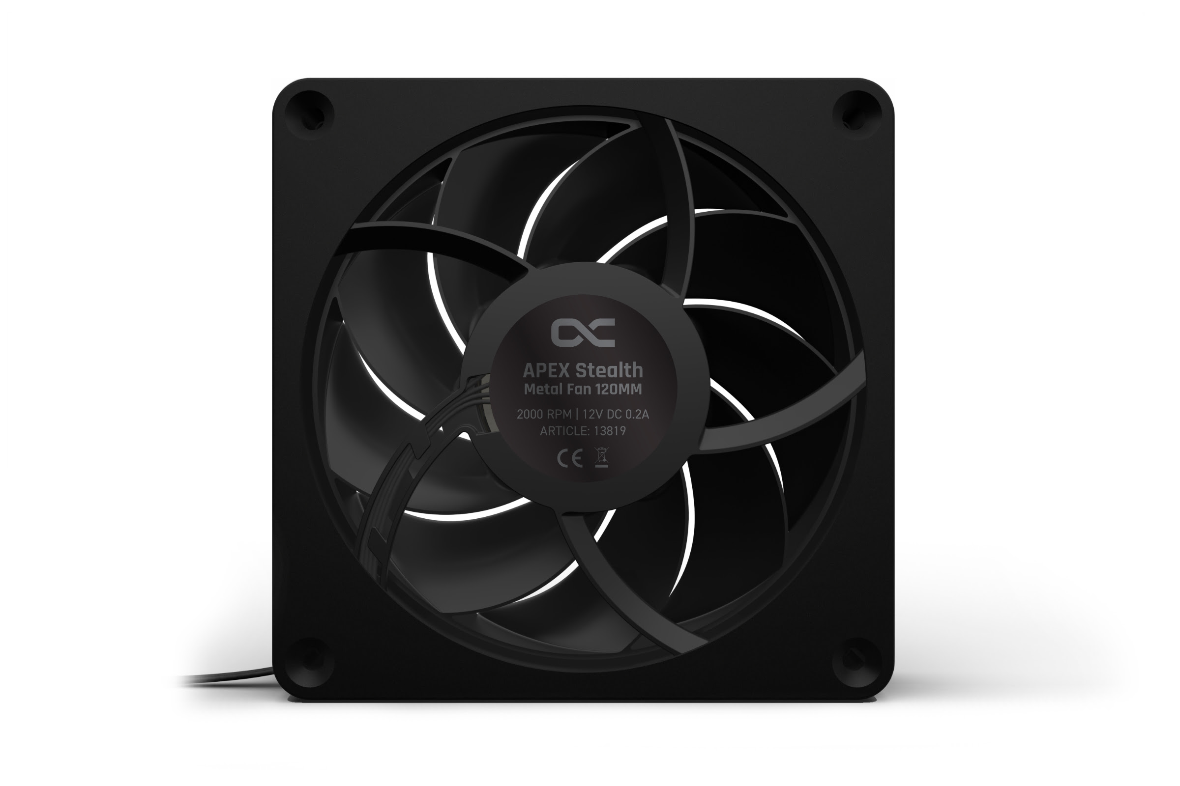 M.RED VAR-13A Noir ARGB Shadow Double Ring 120mm - Ventilateur boîtier