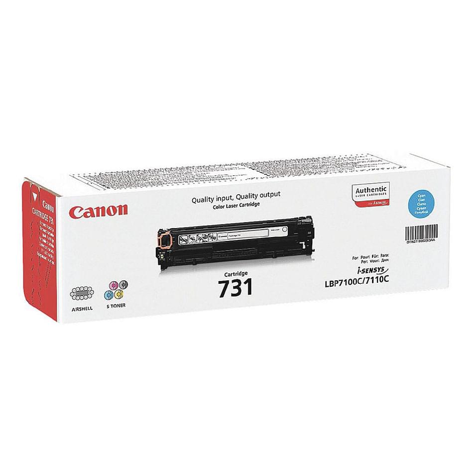 Toner Cyan 731 C 6271B002 pour imprimante Laser Canon - 0