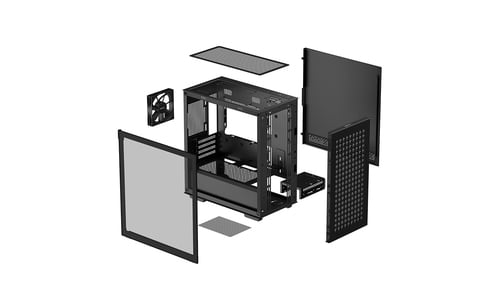 Deepcool MT/Sans Alim/Micro-ATX Noir - Boîtier PC Deepcool - 10