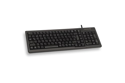 G84-5200 COMPACT KEYBOARD, Clavier filaire miniature, USB/PS2, noir, AZERTY - FR - Achat / Vente sur grosbill.com - 2