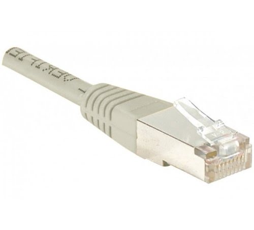 Cordon RJ45 catégorie 6 F/UTP gris - 3 m - Achat / Vente sur grosbill.com - 1