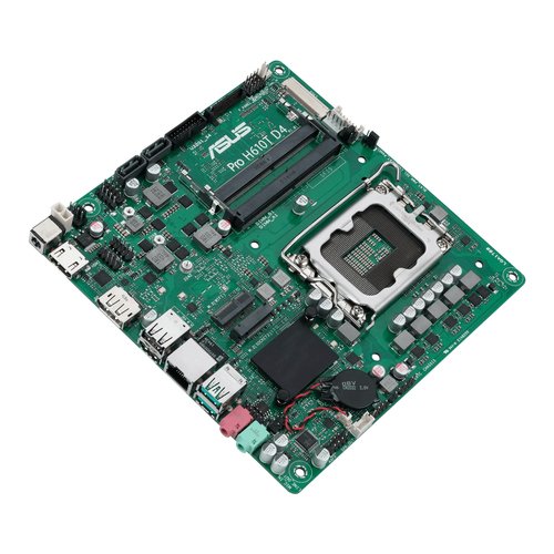 ASUS PRO H610T D4-CSM LGA1700 DDR4 1xHDMI 2.1 1xDP 1xPCIe 2xM.2 2xSATA 4xUSB Thin Mini ITX MB - Achat / Vente sur grosbill.com - 4