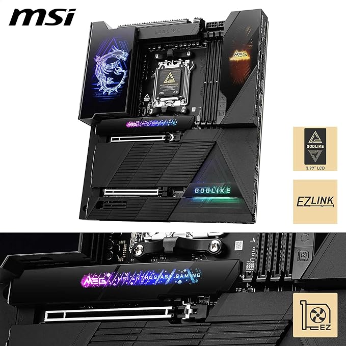 MSI MEG X870E GODLIKE E-ATX  - Carte mère MSI - grosbill.com - 2