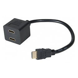 Commutateur et splitter  Splitter HDMI - 2 écrans simultanés Grosbill