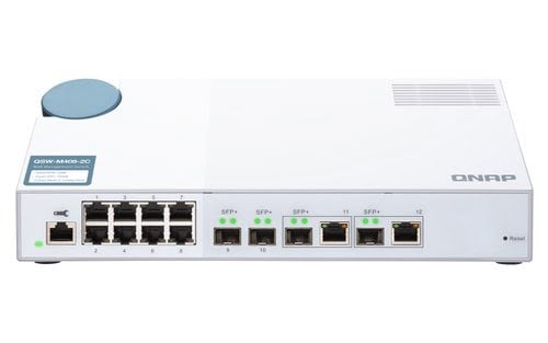 QSW-M408-2C 8 port 1Gbps 2 port 10G SF - Achat / Vente sur grosbill.com - 1