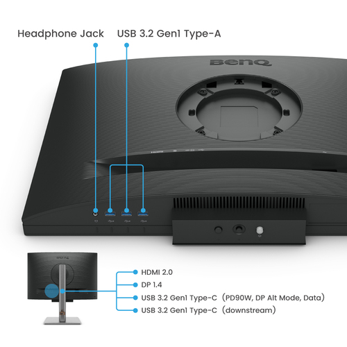 BenQ 24 pouces  9H.LLXLA.TBE - Ecran PC BenQ - grosbill.com - 4