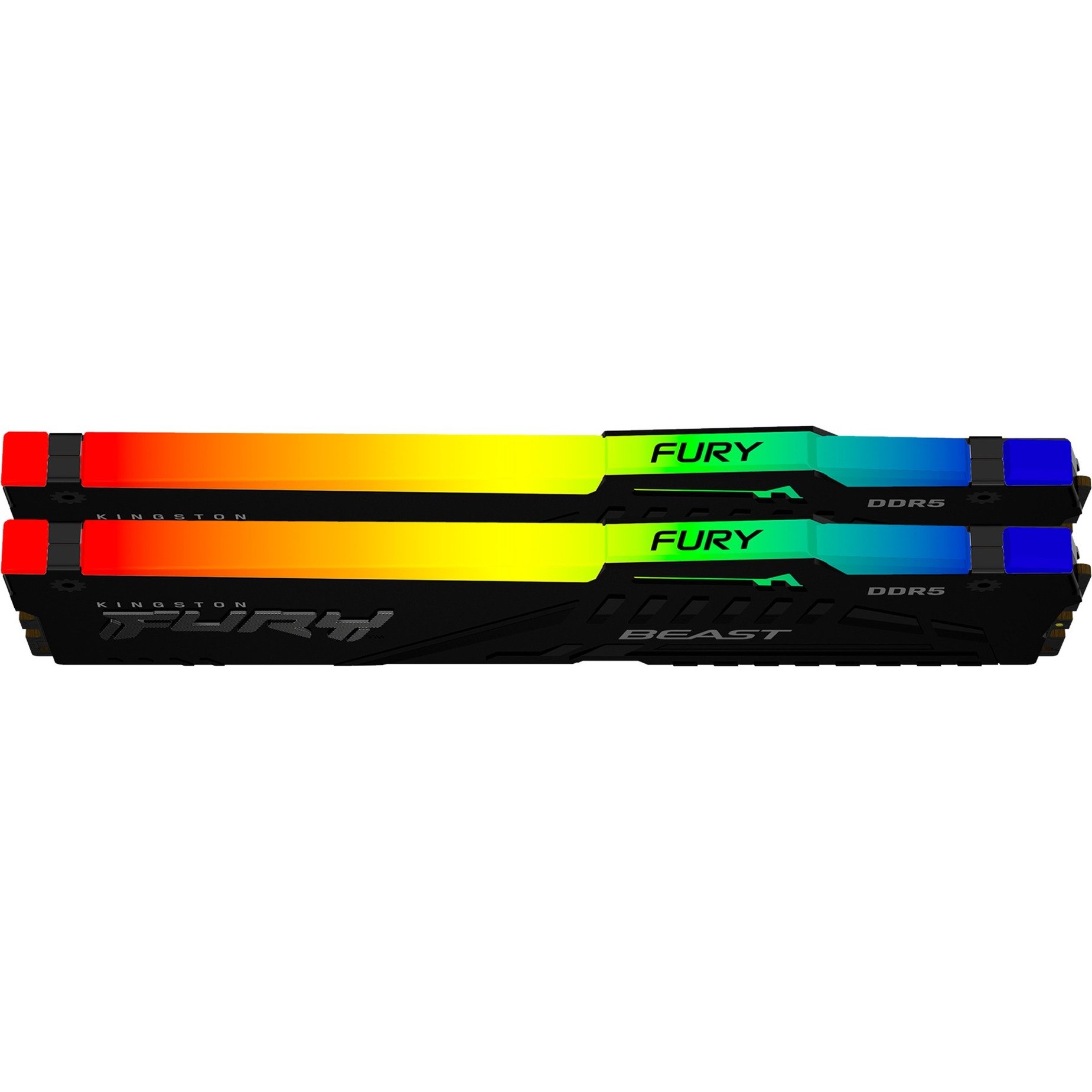 Kingston Fury Beast 32Go RGB (2x16Go) DDR5 6000MHz - Mémoire PC Kingston sur grosbill.com - 2