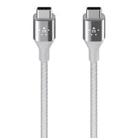 Belkin Duratek USB-C Cable Silver - Achat / Vente sur grosbill.com - 1