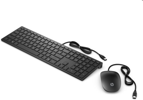 Clavier et souris filaires HP Pavilion 400 Noir - Achat / Vente sur grosbill.com - 1