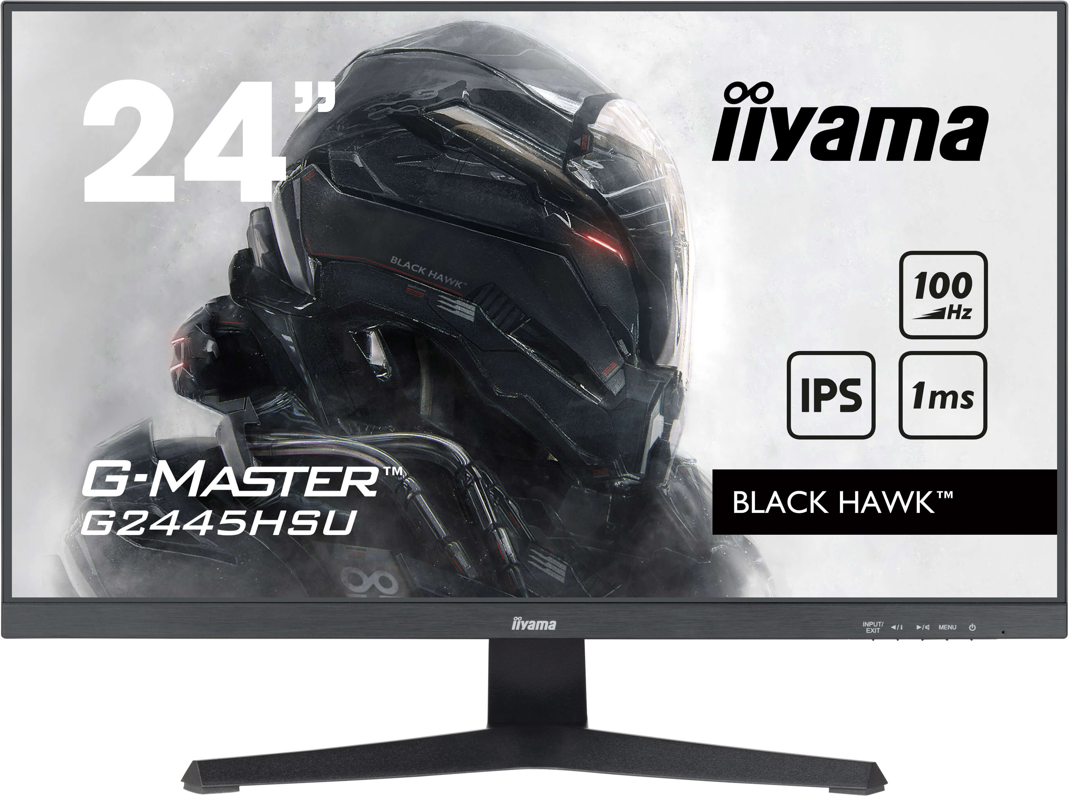 Iiyama 24"  G2445HSU-B2 - Ecran PC Iiyama - grosbill.com - 0