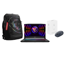 PC portable MSI Katana - 15.6" FHD 144Hz i7-13620H RTX 4060 32Go 1To W11P + Titan Gaming Backpack + Souris  Grosbill