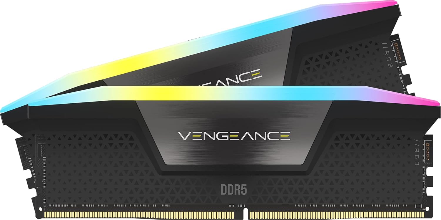 Corsair Vengeance RGB 16Go (2x8Go) DDR5 5200MHz - Mémoire PC Corsair sur grosbill.com - 0