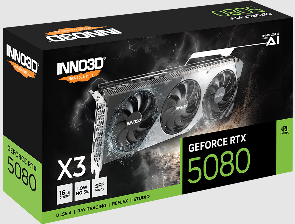 Inno 3D GeForce RTX 5080 X3 16GB  - Carte graphique Inno 3D - 2