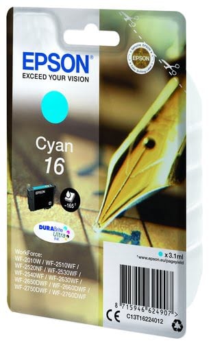 Epson - Cyan - C13T16224022 - Achat / Vente Consommable imprimante sur grosbill.com - 2