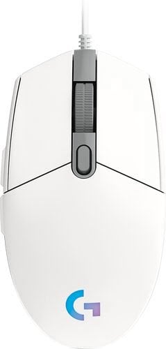 G102 LIGHTSYNC Gaming Mouse WHITE (910-005824) - Achat / Vente sur grosbill.com - 1