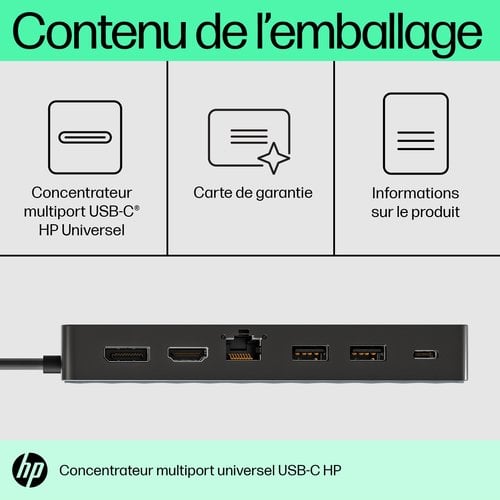 UNIV USB-C MULTIPORT HUB - Achat / Vente sur grosbill.com - 10