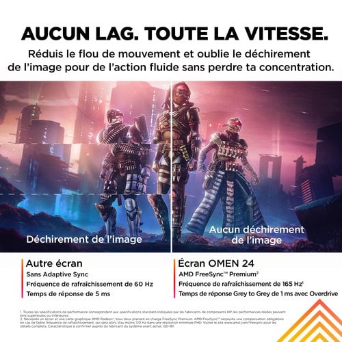 OMEN 24 FHD 165Hz Gaming - Achat / Vente sur grosbill.com - 18