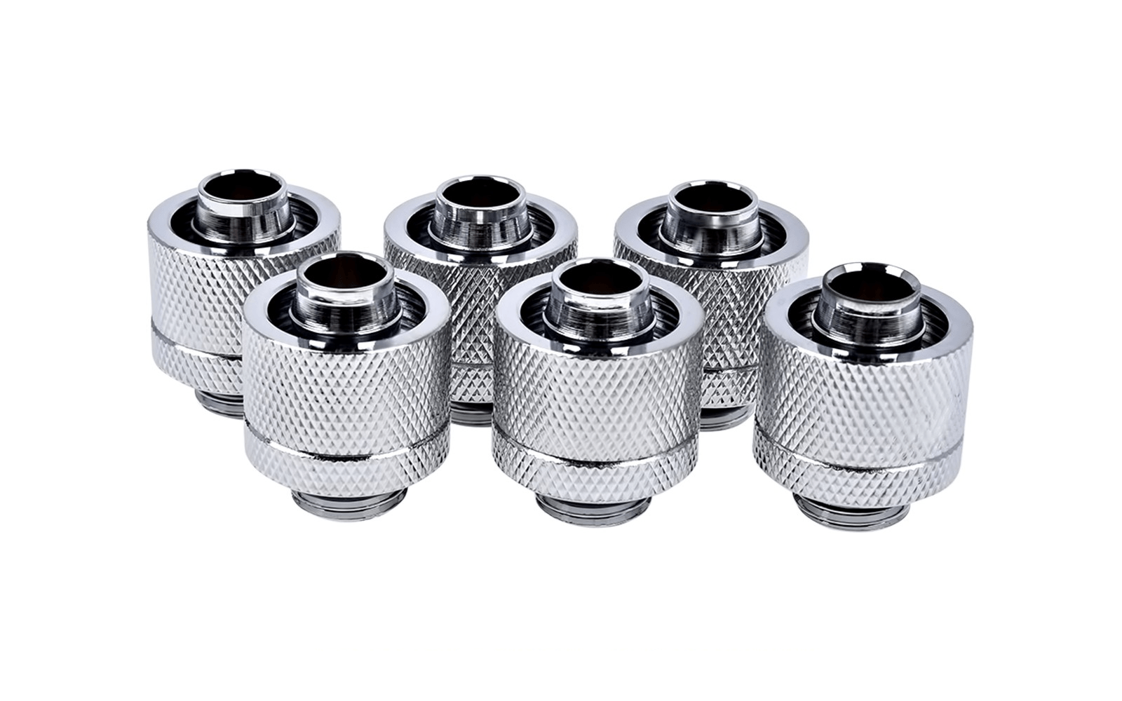 Alphacool Fitting Eiszapfen 16mm - Pack de 6 Chrome - Watercooling - 0